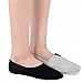 Leotruny 5-Pack Women's Non Slip No Show Socks for Sneakers,Booties (Women shoe size:5-9.5, C03-Black)