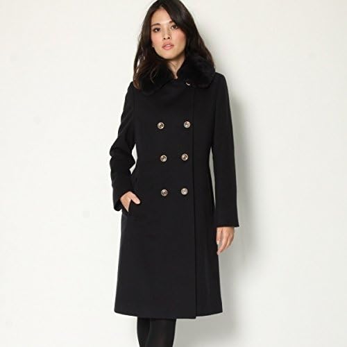 Amazon ビアッジョブルー Viaggio Blu 襟ファートレンチコート 05ネイビー Ss コート ジャケット 通販