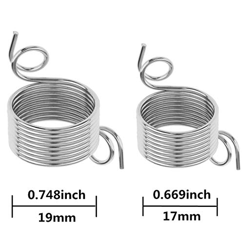 4 Piece Knitting Thimble 2 Size Metal Yarn Guide Knitting Thimble for Knitting Crafts Accessories Tool Thimble Finger Ringï¼ˆ17MM,19MMï¼‰