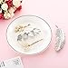 12 Pieces Hair Clips for Women, Tree Branch Alloy Feather Leaf Style Barrettes Hair Pins for Girls Thick Hair Styling Women Wedding Party (Style 3)