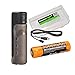 Fenix ARE-X11 18650 Battery Charging Bundle Including 3500mAh Li-ion Battery and EdisonBright Battery Carry case