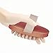 BS-MALL 3PCS Bath Brush Set Boar Bristle With Detachable Curved Long Handle Bamboo Bath Shower Body Brush For Improving Circulation, Detoxifying, Reducing Cellulite (1 Spare Head for Bonus)