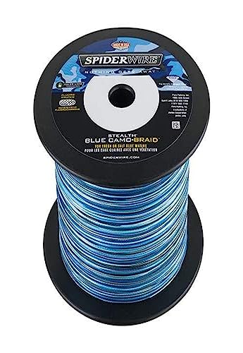SpiderWire Stealth® Superline, Blue Camo, 65lb