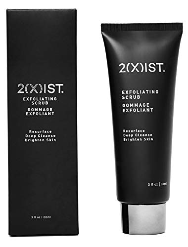 2XIST Mens Face Scrub Exfoliating Facial Scrub Cleanser For Men Organic Natural Charcoal Scrub Blackhead Scrub Rejuvenating Acne Mens Exfoliating Face Scrub Mens Skin Care Face Wash Scrub