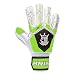 Goalkeeper Gloves Brine King Match 3X Soccer Goalie Glove Finger Save Protection Spines (Toxic, 10)