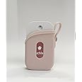 Silicone Case with Keychain for Touchland 【Easy to Clean】【Adjustable Strap】 Case for Power Mist and Glow Mist 1FL OZ., Pink