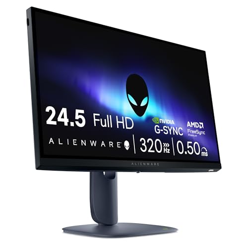 Alienware 25 Gaming Monitor - AW2525HM, FHD (1920x1080), 320Hz, Fast IPS