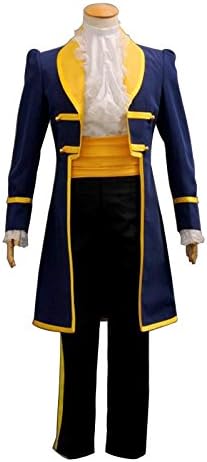 LM Men Beauty and Beast Belle Classic Adult Halloween Cosplay Costume LM134