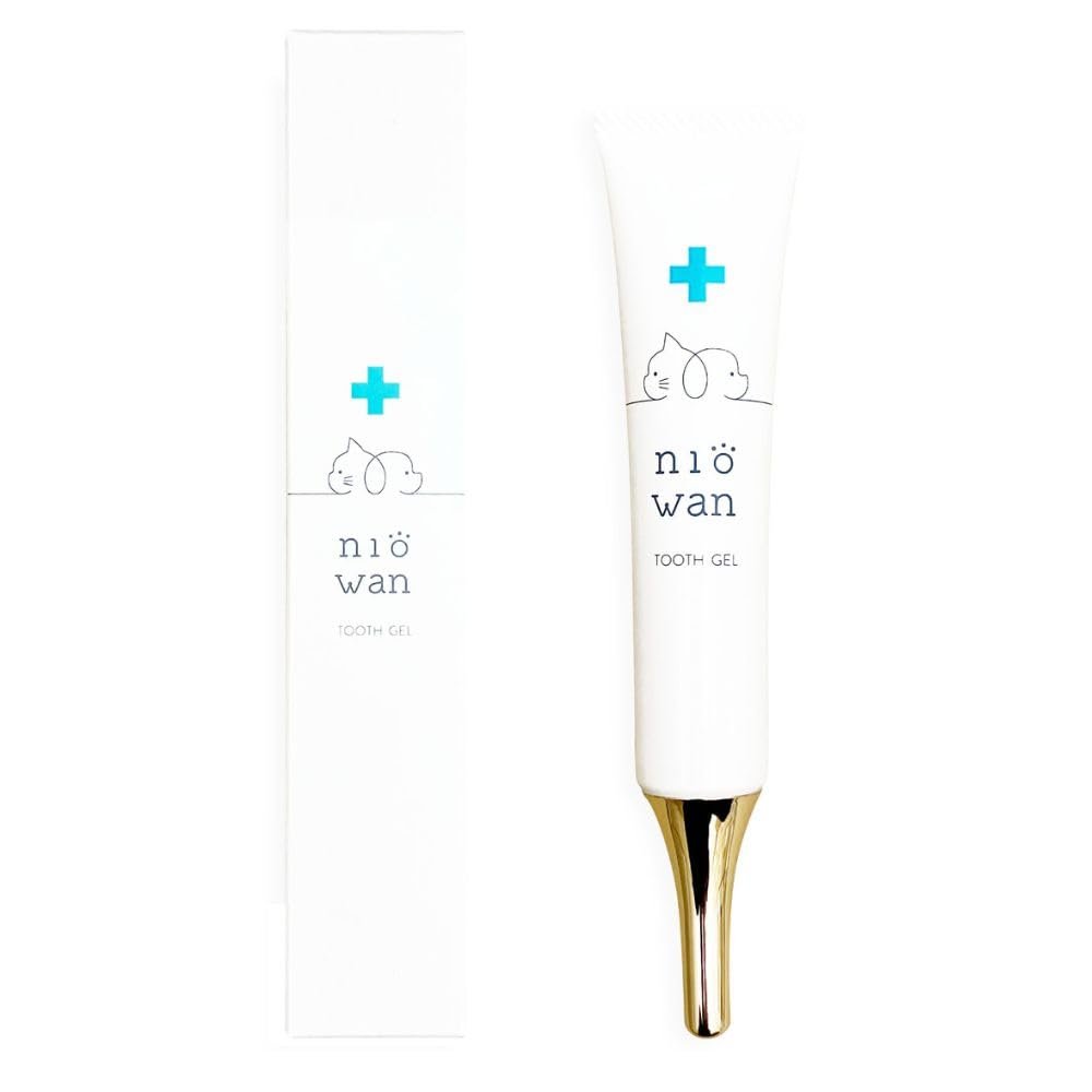 ニオワン 犬 歯石取り 歯磨き はみがき 猫 ペット デンタルケア 口腔歯ブラシ ガム 口臭 歯垢 ジェル 30g商品画像