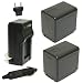 Wasabi Power Battery (2-Pack) and Charger for Panasonic VW-VBT380 primary