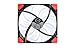 Thermaltake Luna 140mm Silent Fan Cooling CL-F022-PL14RE-A Red LED