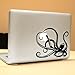 iCasso Octopus Removable Vinyl Decal Sticker Skin for Apple MacBook Pro Air Mac 13