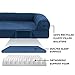 Furhaven Pet Dog Bed | Orthopedic Quilted Traditional Sofa-Style Living Room Couch Pet Bed w/ Removable Cover for Dogs & Cats, Navy, Jumbothumb 3