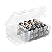Battery Storage Case Organizer; AA, AAA, C & D Battery Bundle