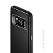 Caseology Galaxy S8 Plus Case, [Vault II Series] Slim Protective Shock Absorbing TPU Textured Grip Corner Cushion Design for Samsung Galaxy S8 Plus (2017) - Black