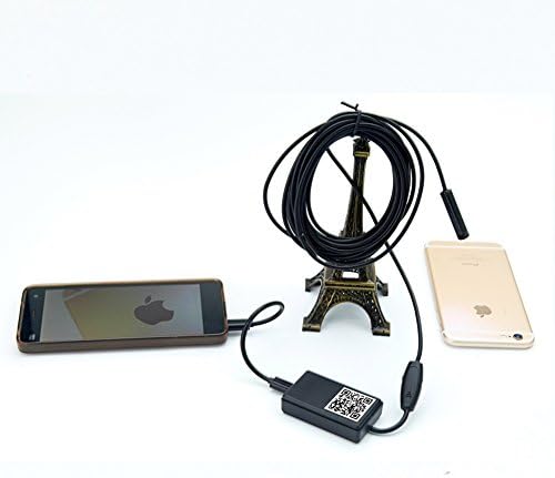 Wifi Borescope for iPhone iOS Android Snake Camera 9mm lens 16.5feet Waterproof wireless Inspection Endoscope 5M Catchnew®