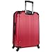 Kenneth Cole Out of Bounds Lightweight Durable Hardshell 4-Wheel Spinner Cabin Size Travel Suitcase, Red, 28-Inch Checked