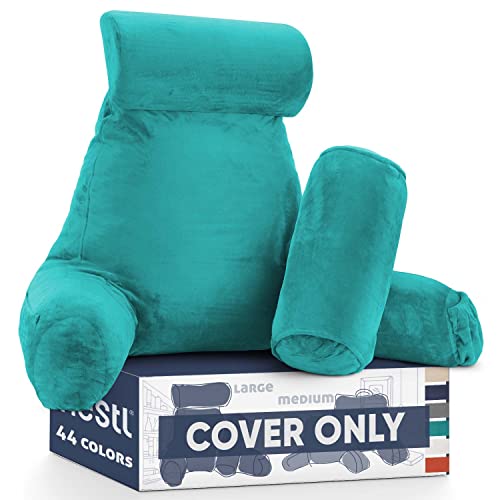 Nestl Reading Pillow Covers, (Cover ONLY) Extra Large Bed Rest Pillow