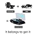 BZseed Head Up Display, Car HUD Phone GPS Navigation Image Reflector, Cell phone Holder Mount, Universal Smart Mobile Cell phone Holder Mount - Black