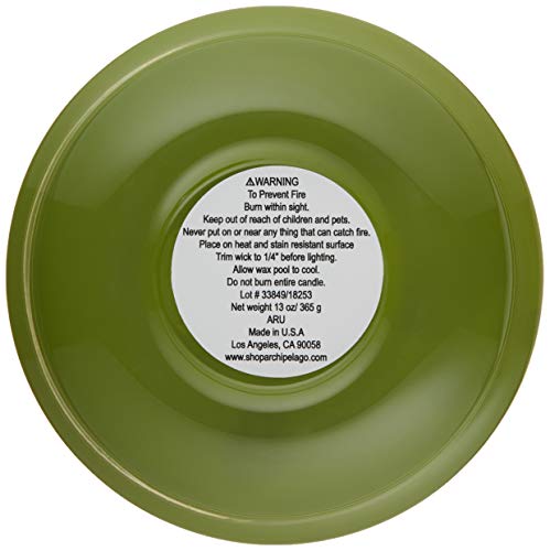 Archipelago Arugula Glass Candle, 13 Oz.