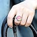 Mojo Classic Design Antique Sterling Silver Plated Ring Stone Color Change Mood Rings MJ-RS041 (9)