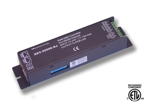 DMX Constant Voltage Decoder: XD3-30500-RJ