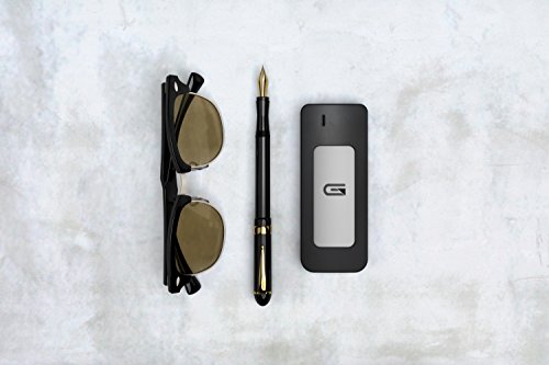 Glyph Atom Silver, 525GB SSD, USB-C (3.1, Gen 2), USB 3.0, Compatible with Thunderbolt 3