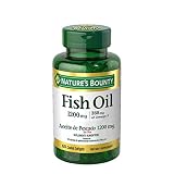 Nature's Bounty Fish Oil 1200 mg Omega-3 and Omega-6, 60 Odorless Softgels (Packaging May Vary)