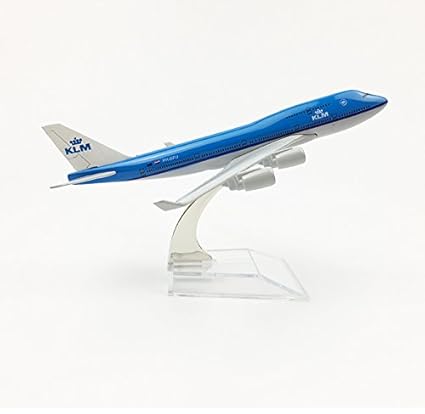 Legendary Aircraft Souvenirs  1:300 Metal Die Cast 6.3 Inch Scale Aircraft Model / Souvenir / Collectible (KLM Royal Dutch Airlines)