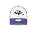NFL Baltimore Ravens Perf Block 2 9FORTY Adjustable Cap, One Size, White/Team Color