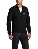 Members Only Men's Iconic Racer Jacket, Black, Large