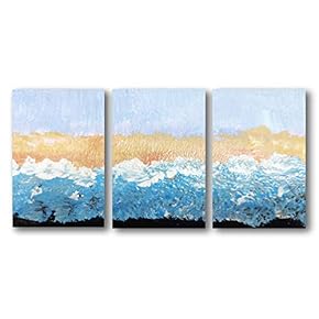 3 Panel Canvas Wall Art Abstract Oil Painting Pictures Home Wall Decorations for Bedroom Living Room Paintings Canvas Prints Framed - 16"x24" x 3 Panels