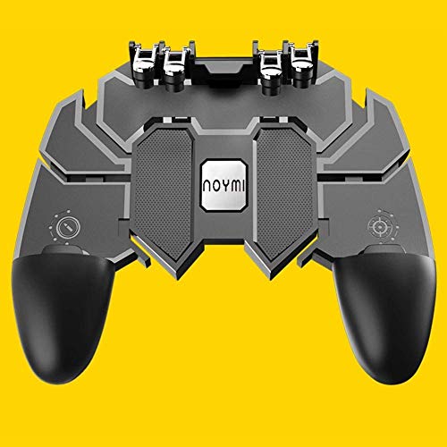 ET BAZAR PUBG Trigger Controller, Mobile Gamepad-6 Finger Game Assistant with 4 Highly Sensitive Triggers, Left and righ