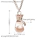 Godyce Rose Gold Boxing Gloves Pendant Necklace for Women Men Girl - Jewelry