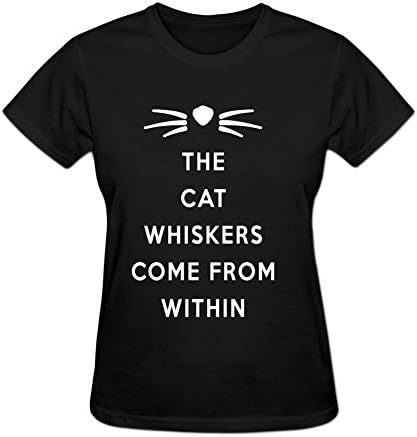 Ningfans Women's AOPO Dan And Phil Cat Whiskers tshirt S Black