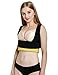 JforU Women Hot Sweat Body Shaper Slimming Waist Trainer Neoprene Shirt Vest Weight Loss Shapewear No Zipper Black