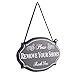 NIKKY HOME Please Remove Your Shoes Thank You Wooden Wall Decorative Sign 11.75 x 0.37 x 6.13 Inches Black
