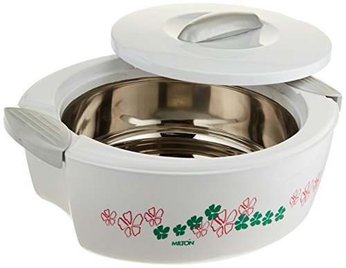 MILTON SAVOUR 2.5-Liter Keep Warm/Cold Insulated Hot Pot Thermo Casserole, Small, White