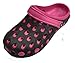 Ladies Garden Shoes Sandals Clogs, Pink, 10 B(M) US