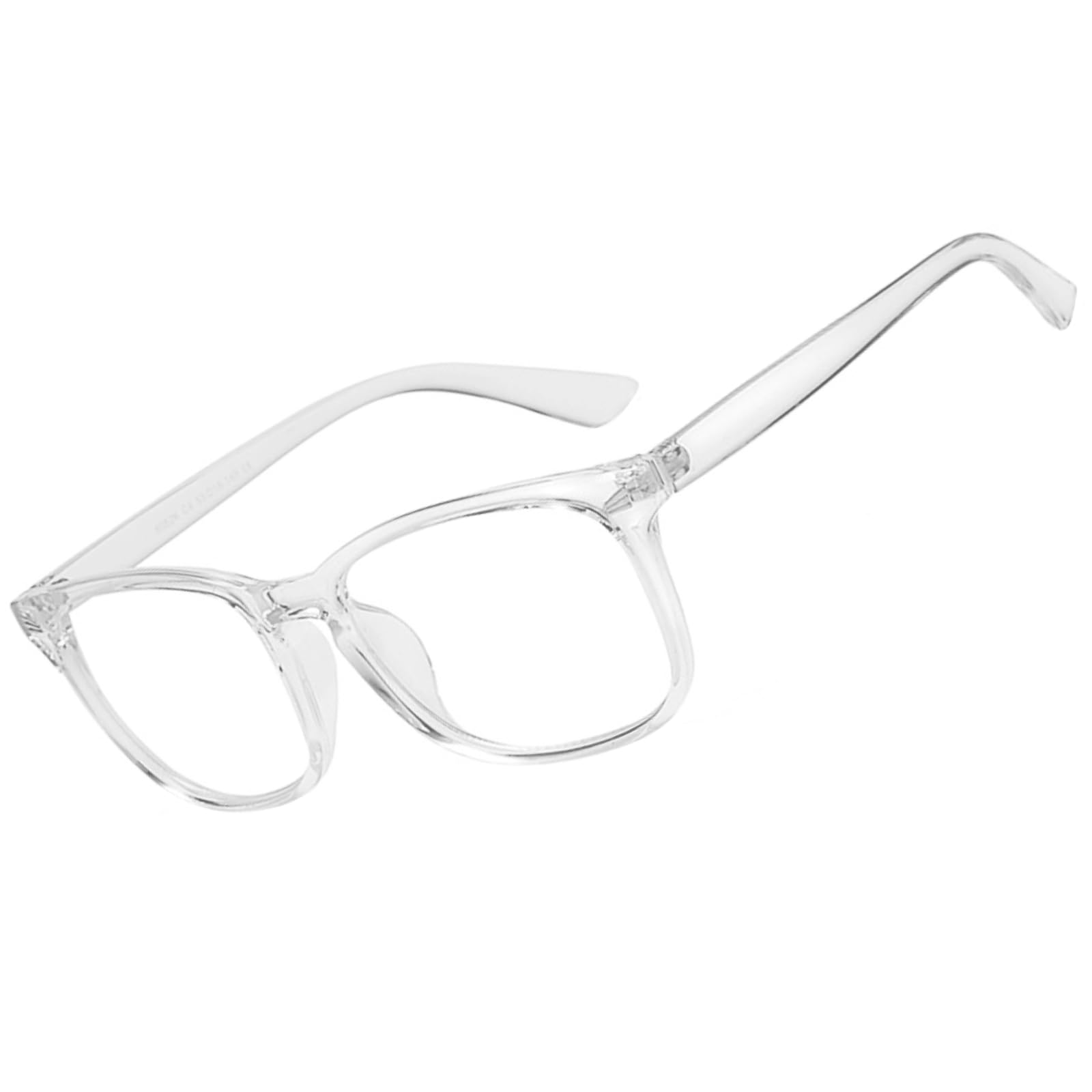 genkigold Blue Light Blocking Glasses:Improve Sleep Quality,Promote Melatonin Production,Ease Dry Eyes,Headaches from for Computer,TV,Gaming,Present for Women and Men - Clear Frame-Clear Lenses