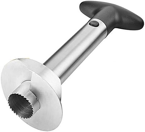 The 2nd Generation Premium 18/10 Stainless Steel Pineapple Peeler Heavey Duty Slicer and De-corer by Goldenwide