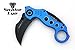 Snake Eye Tactical Heavy Duty Folding Pocket Knife Outdoors Hunting Camping Fishing (Blue)