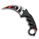 FadeCase Karambit Classic Fixed Blade Tactical Knife Collectible Skins Variation (Complexity)