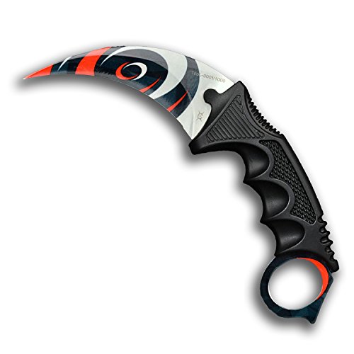 FadeCase Team Karambit - Complexity - Real CSGO Knife Skin Counter Strike Global Offensive Full Tang Fixed Blade Unique Serial Number