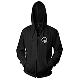 Half Life 2 Men's Black Mesa Zip-Up Hoodie (Black, 3X-Large)