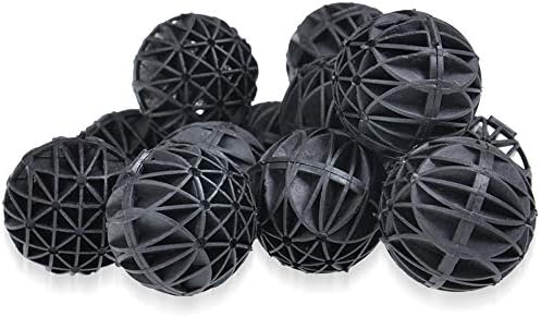 Cinhent Aquarium⭐ 100 Pcs 16MM PVC Aquarium Bio Balls Filter Media Wet Dry Bio Fish Tank Pond