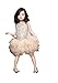 Shiny Toddler Champagne Hollow Out Flower Girl Birthday Party Tutu Skirt Dress