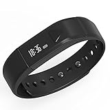 Juboury Bluetooth Activity I5 Smart Bracelet Wearable Smart Wristbands with Pedometer Sleep Tracker for IOS Android Phones
