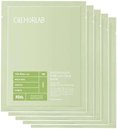 CREMORLAB WITCH HAZEL PORE TIGHTENING MASK - T.E.N. Water / 25g x 5ea