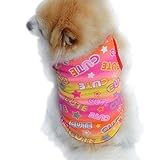 Howstar Pet Clothes, Puppy Star Print Shirts Doggie Apparels Soft Warm Costume (❤️Red, XS)